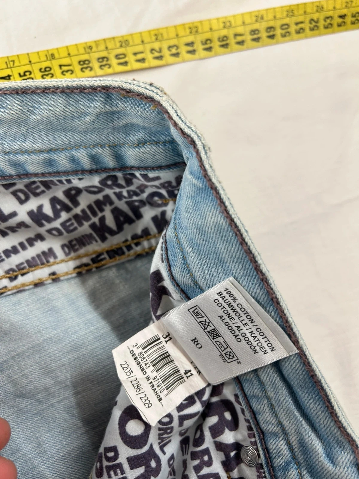 Jeans de corte reto claro Kaporal – photo 12